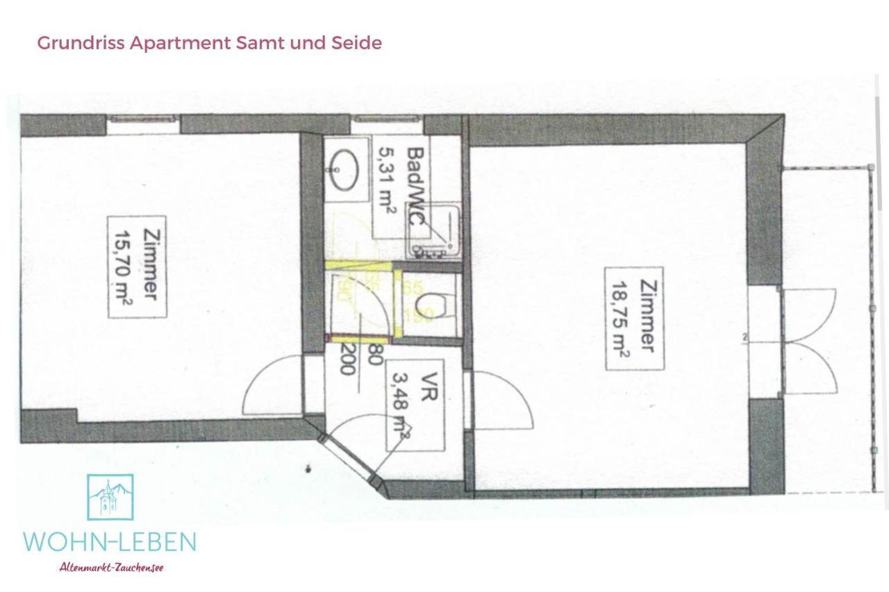 Wohn-Leben Altenmarkt Apartments 阿尔滕马克特蓬高 外观 照片